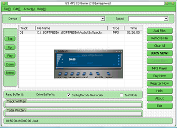 123 MP3 CD Burner screenshot 2
