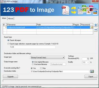 123 PDF to Image screenshot