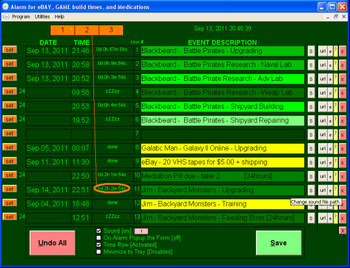 13 Lined Alarm Clock screenshot