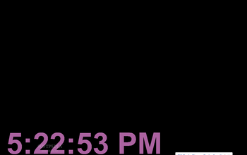 13awan-screen-clock-desktop screenshot