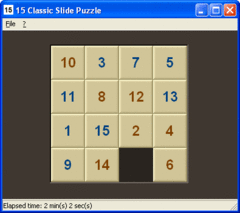 15 Classic Slide Puzzle screenshot