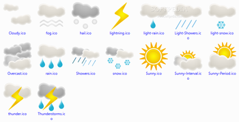 16 Beautiful Weather Icons screenshot