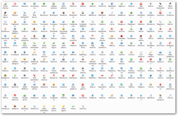 16x16 Free Application Icons screenshot