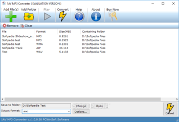 1AV MP3 Converter screenshot