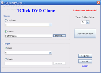 1Click DVD Clone screenshot