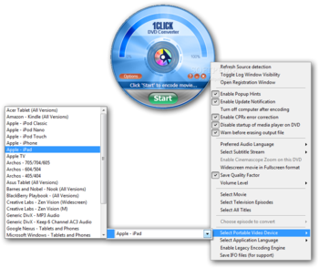 1CLICK DVD Converter screenshot 2