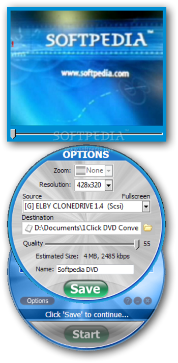 1CLICK DVD Converter screenshot 3