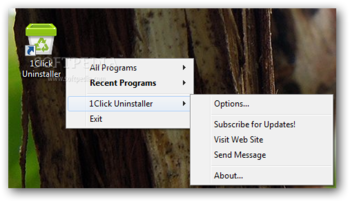 1Click Uninstaller screenshot