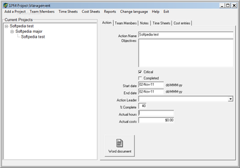 1PM Project Management screenshot