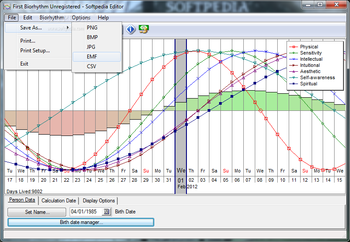 1st Biorhythm screenshot 5