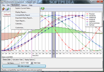 1st Biorhythm screenshot 6