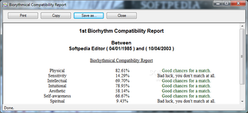 1st Biorhythm screenshot 9