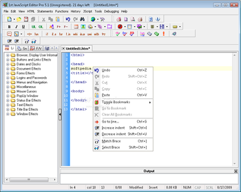 1st JavaScript Editor Pro screenshot 16