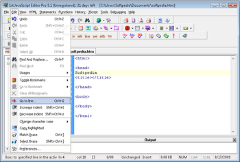 1st JavaScript Editor Pro screenshot 3