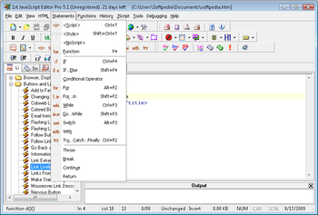 1st JavaScript Editor Pro screenshot 5