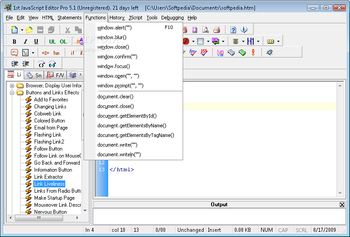 1st JavaScript Editor Pro screenshot 6