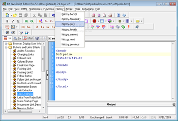 1st JavaScript Editor Pro screenshot 7