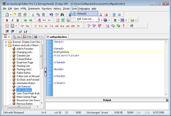 1st JavaScript Editor Pro screenshot 9