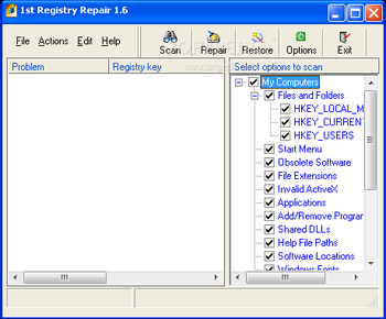 1st Registry Repair screenshot