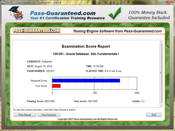 1Z0-051 - Oracle Database: SQL Fundamentals I screenshot 3