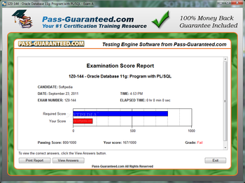 1Z0-144 - Oracle Database 11g: Program with PL/SQL screenshot 3