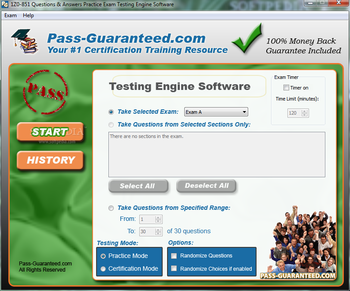 1Z0-851 - Java Standard Edition 6 Programmer Certified Professional Exam screenshot
