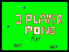 2 Player Pong screenshot