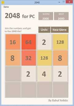 2048 screenshot 2