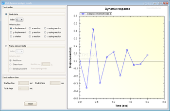 2D Frame Analysis Dynamic Edition screenshot 2
