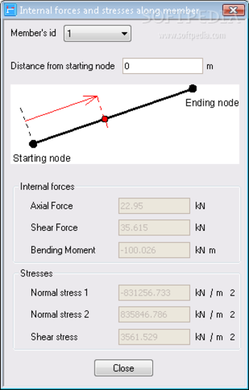 2D Frame Analysis Dynamic Edition screenshot 3