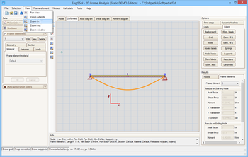 2D Frame Analysis Static Edition screenshot 3