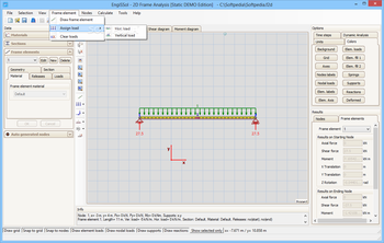 2D Frame Analysis Static Edition screenshot 4