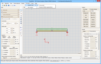 2D Frame Analysis Static Edition screenshot 6