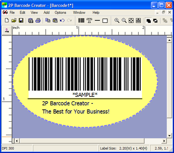 2P Barcode Creator screenshot