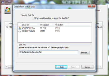 2TB Virtual Disk 2011 Free (formerly 2TDisk) screenshot 3