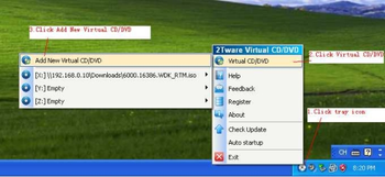 2Tware Virtual CD DVD screenshot