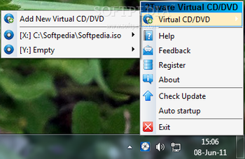 2Tware Virtual CD/DVD screenshot