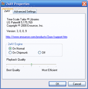 2xAV Plugin for Windows Media Player screenshot 3