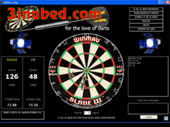 3-IN-A-BED WORLD DARTS screenshot