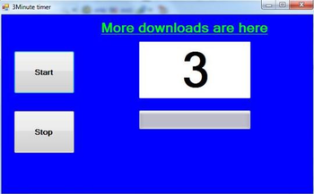 3 Minute countdown timer screenshot