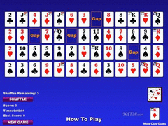 3 Pass Gaps Solitaire screenshot 2