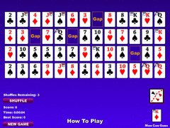 3 Pass Gaps Solitaire screenshot 3