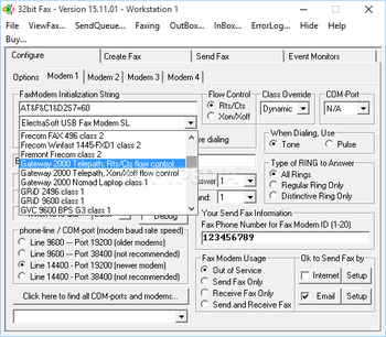 32bit Fax screenshot 3