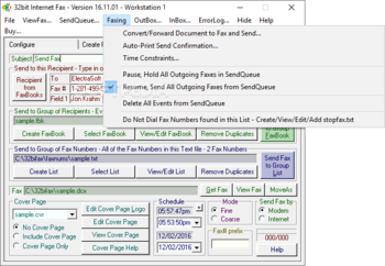 32bit Internet Fax screenshot 3