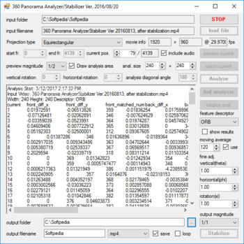 360 Panorama Analyzer/Stabilizer screenshot