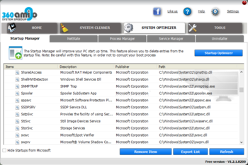 360Amigo System Speedup screenshot 6