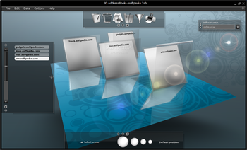 3D AddressBook screenshot
