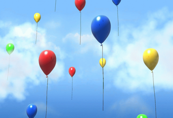 3D Balloons Screensaver screenshot