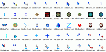 3D Blue 2 Animated Cursors screenshot