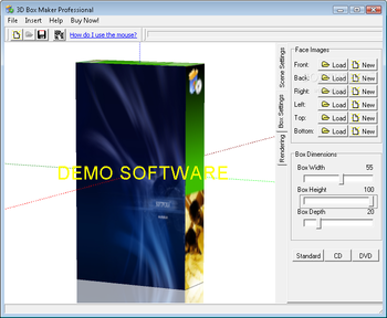 3D Box Maker Professional screenshot 2